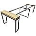Vella Tavolo Console Allungabile Per 8-10 Persone Effetto Legno 235 Cm - Foto miniatura 5