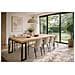 Vella Tavolo Console Allungabile Per 8-10 Persone Effetto Legno 235 Cm - Foto miniatura 6