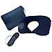 Set Da Viaggio Pieghevole Con Coperta, Cuscino Gonfiabile E Mascherina - Comfort Ottimale Ovunque Navyblue - Foto miniatura 1