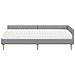 Struttura Letto Angolare con Materasso 2 pcs Grigio chiaro - Foto miniatura 5