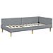 Struttura Letto Angolare con Materasso 2 pcs Grigio chiaro - Foto miniatura 6