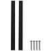 Maniglia per Armadio 420 pcs Nero 150 x 12,3 x 35,2 mm - Foto miniatura 5