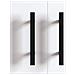 Maniglia per Armadio 420 pcs Nero 150 x 12,3 x 35,2 mm - Foto miniatura 6