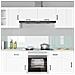 Rivestimento da Cucina 2 pcs Bianco 110 x 40 cm vetro temperato - Foto miniatura 3
