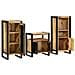 Set di mobili per il bagno 3 pcs Legno di mango massello - Foto miniatura 3