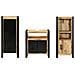 Set di mobili per il bagno 3 pcs Legno di mango massello - Foto miniatura 7
