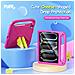 Cover per iPad Air (2020) - Rosa, Antiurto, Con Soporte - Foto miniatura 3