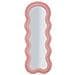 Specchio Con Cornice Onda 4-rosa-mdf-60x4x160 Cm - Foto miniatura 1
