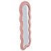 Specchio Con Cornice Onda 4-rosa-mdf-60x4x160 Cm - Foto miniatura 2