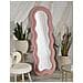 Specchio Con Cornice Onda 4-rosa-mdf-60x4x160 Cm - Foto miniatura 7