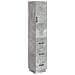 Set di armadi 2 pcs Grigio Cemento 33 x 34,5 x 87 cm - Foto miniatura 1