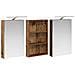 Set di Armadi da Bagno con porta 3 pcs 120 x 10,5 x 60,5 cm - Foto miniatura 5