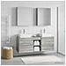 Set di mobili per il bagno 5 pcs Sonoma grigio - Foto miniatura 2