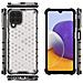Coperchio A Nido D'ape Con Bumper In Tpu, Progettato Per Samsung Galaxy A22 4g, Trasparente. - Foto miniatura 2