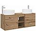 Set di mobili per il bagno 3 pz Rovere Artigianale - Foto miniatura 2