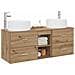 Set di mobili per il bagno 3 pz Rovere Artigianale - Foto miniatura 8