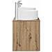 Set di mobili per il bagno 3 pz Rovere Artigianale - Foto miniatura 9