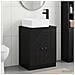 Set di mobili per il bagno Rovere Nero Legno ingegnerizzato - Foto miniatura 3