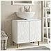 Armadio per Lavabo da Bagno DELFT Bianco 59,5 x 31,5 x 59 cm - Foto miniatura 2
