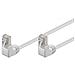 Cavo Rete Utp Cat. 5E Connettori Rj45 A 90 Gradi Mt 0,5 Bianco - Foto miniatura 1