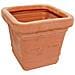 Vaso per piante colore impruneta ciotola in resina cm 40x40xH 34 - Foto miniatura 3