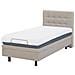 Letto Singolo In Tessuto Beige Duke - Foto miniatura 2