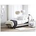 Letto Singolo In Tessuto Beige Duke - Foto miniatura 3