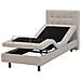 Letto Singolo In Tessuto Beige Duke - Foto miniatura 9