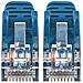 Cavo Patch Di Rete Cat6 Utp Slim 0,5 M Blu - Foto miniatura 3