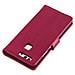 Custodia Compatibile Con Huawei P9 In Rosso Vinaccia - Coperchio Protettiva Con Chiusura Magnetica, Funzione Stand E Tasca Per Le Carte - Foto miniatura 8