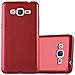 Custodia Compatibile Con Samsung Galaxy Grand Prime In Rosso Metallico - Coperchio Protettivo In Silicone Tpu Flessibile - Foto miniatura 1