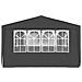Gazebo Professionale con Pareti 4x6 m Antracite 90 g /m² - Foto miniatura 7