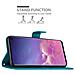 Custodia Compatibile Con Samsung Galaxy S10 In Blu Fiore - Coperchio Protettivo In Design Floreale Con Chiusura Magnetica, Funzione Stand E Slot Per Carte - Foto miniatura 6