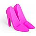 144850 Supporto Per Cellulare Scarpe Con Tacco, Giallo - Foto miniatura 2