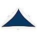 Parasole a Vela Oxford Triangolare 5x5x6 m Blu - Foto miniatura 6