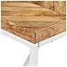 Tavolo Da Pranzo 180x90x76 Cm Legno Massello Di Acacia E Mango - Foto miniatura 2