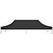 Tetto per Tendone per Feste 6x3 m Nero 270 g / m² - Foto miniatura 6