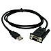 USB - RS-232 1.8m, 1,8m, USB2.0 A, 9-pin RS-232, 5 - 95%, 0 - 55 Â°C, -40 - 75 Â°C, Nero - Foto miniatura 1