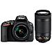 D5300 + AF-P DX NIKKOR 18-55mm VR + AF-P DX NIKKOR 70-300mm VR Kit fotocamere SLR 24.2MP CMOS 6000 x 4000Pixel Nero - Foto miniatura 1