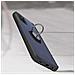 Cover Samsung Galaxy A03s Bimateriale Anello Supporto Metallico Nera - Foto miniatura 4