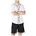 Baseball Mesh Jersey-t-shirt Uomo, Mehrfarbig (wht / blk 224), Medium - Foto miniatura 1