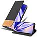 Custodia Compatibile Con Samsung Galaxy S20 Ultra In Nero Marrone - Coperchio Protettiva Con Chiusura Magnetica, Funzione Stand E Tasca Per Le Carte - Foto miniatura 1
