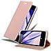 Custodia Compatibile Con Nokia Lumia 550 In Classy Oro Rosa - Coperchio Protettiva Con Chiusura Magnetica, Funzione Stand E Tasca Per Le Carte - Foto miniatura 1