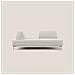 Newton Divano Lineare Con Schienali Movibili T07 Bianco - Foto miniatura 1