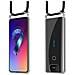 Catena Di Telefoni Cellulari Compatibile Con Asus Zenfone 6 In Nero - Coperchio Protettivo In Silicone Con Anelli D'argento, Cinturino In Corda E Custodia Staccabile - Foto miniatura 7