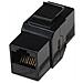 Accoppiatore Keystone Rj45 F /f Cat. 6 UTP Colore Nero - Foto miniatura 3