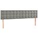 Giroletto A Molle Con Materasso Grigio Chiaro 180x200cm Velluto - Foto miniatura 4