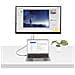 Cavo Thunderbolt 4 da 50cm - 40Gbps - PD 100W - Cavo Video /Trasferimento dati 4K / 8K - Cavo Thunderbolt Certificato Intel Compatibile con USB4/Thunderbolt 3/USB 3.2/USB Tipo C /DisplayPort - Cavo USB C - Foto miniatura 5