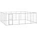 Gabbia per Cani da Esterno in Acciaio Zincato 24,2 m² - Foto miniatura 1