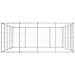 Gabbia per Cani da Esterno in Acciaio Zincato 24,2 m² - Foto miniatura 3